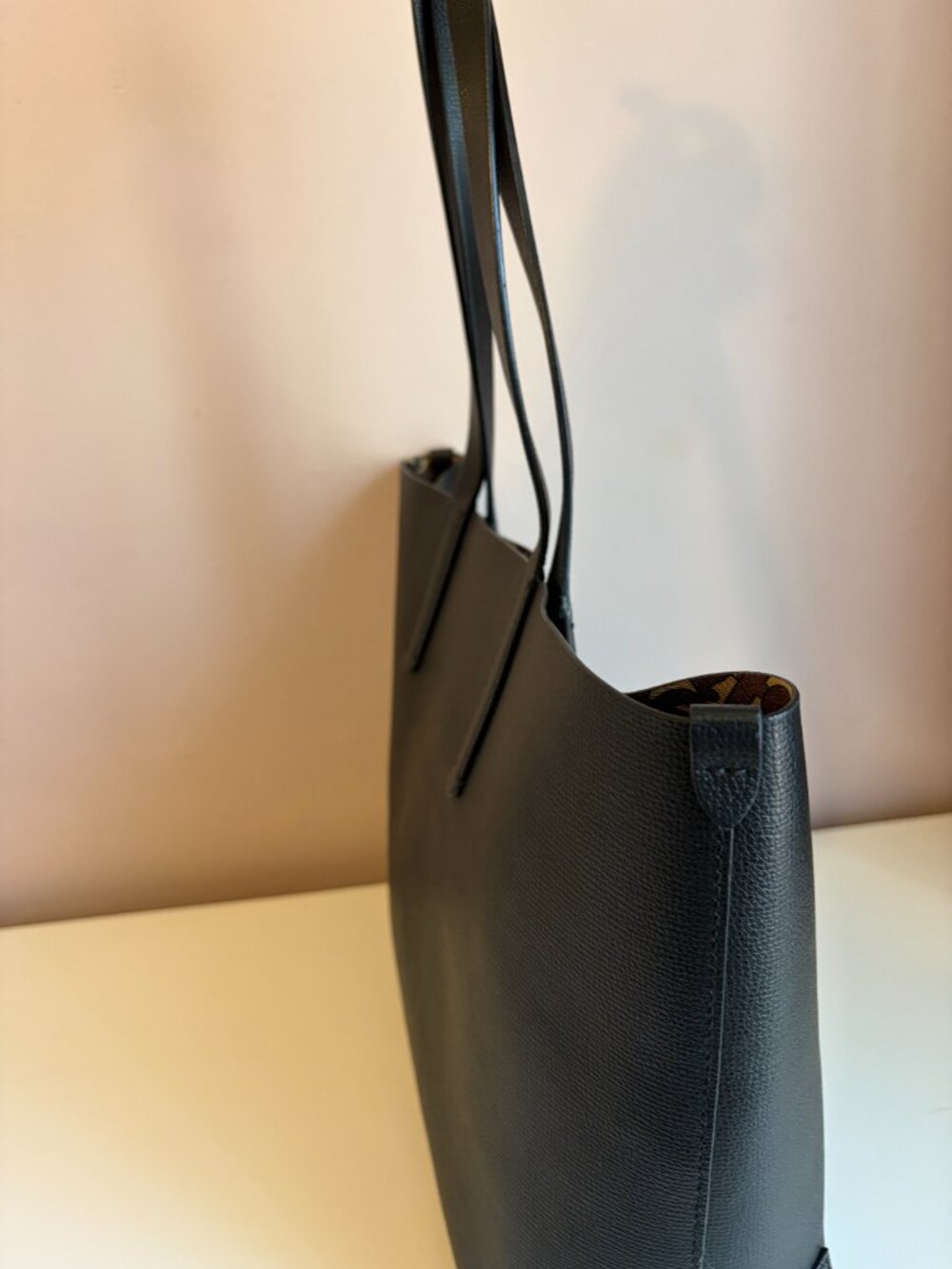 Burberry Medium TB Embossed Internal Monogram Tote - Picture 5 of 7